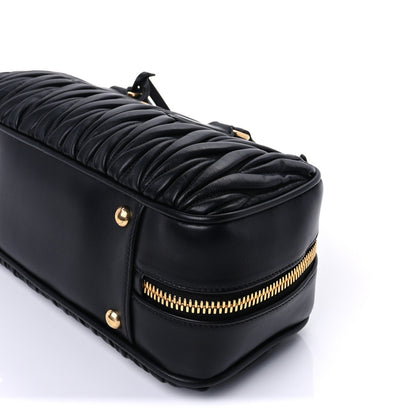Miu Miu Suede Matelasse Large Arcadie Top Handle Bag Whiskey 8 of 8
