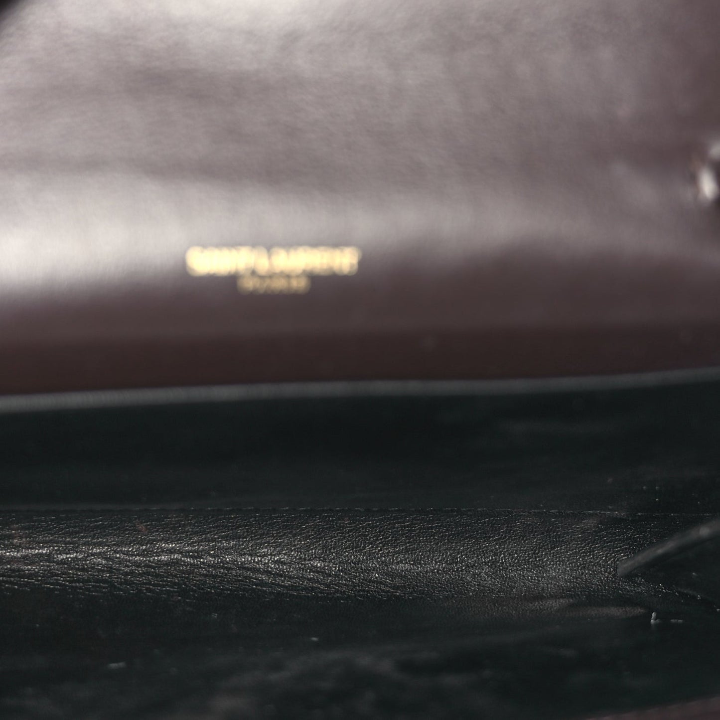 Patent Uptown Chain Wallet Nut Brown