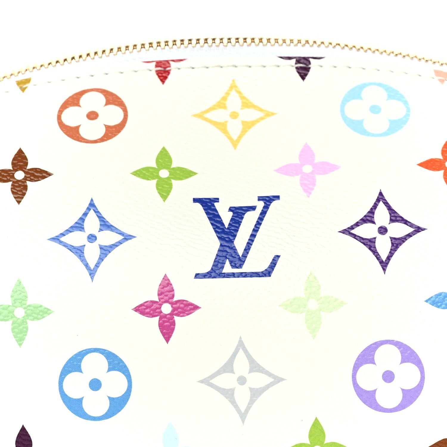 Louis Vuitton LV x TM Monogram Multicolor Cosmetic Pouch GM  White 6 of 8