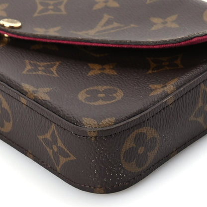 Louis Vuitton Monogram Pochette Felicie Chain Wallet  Fuchsia 9 of 9