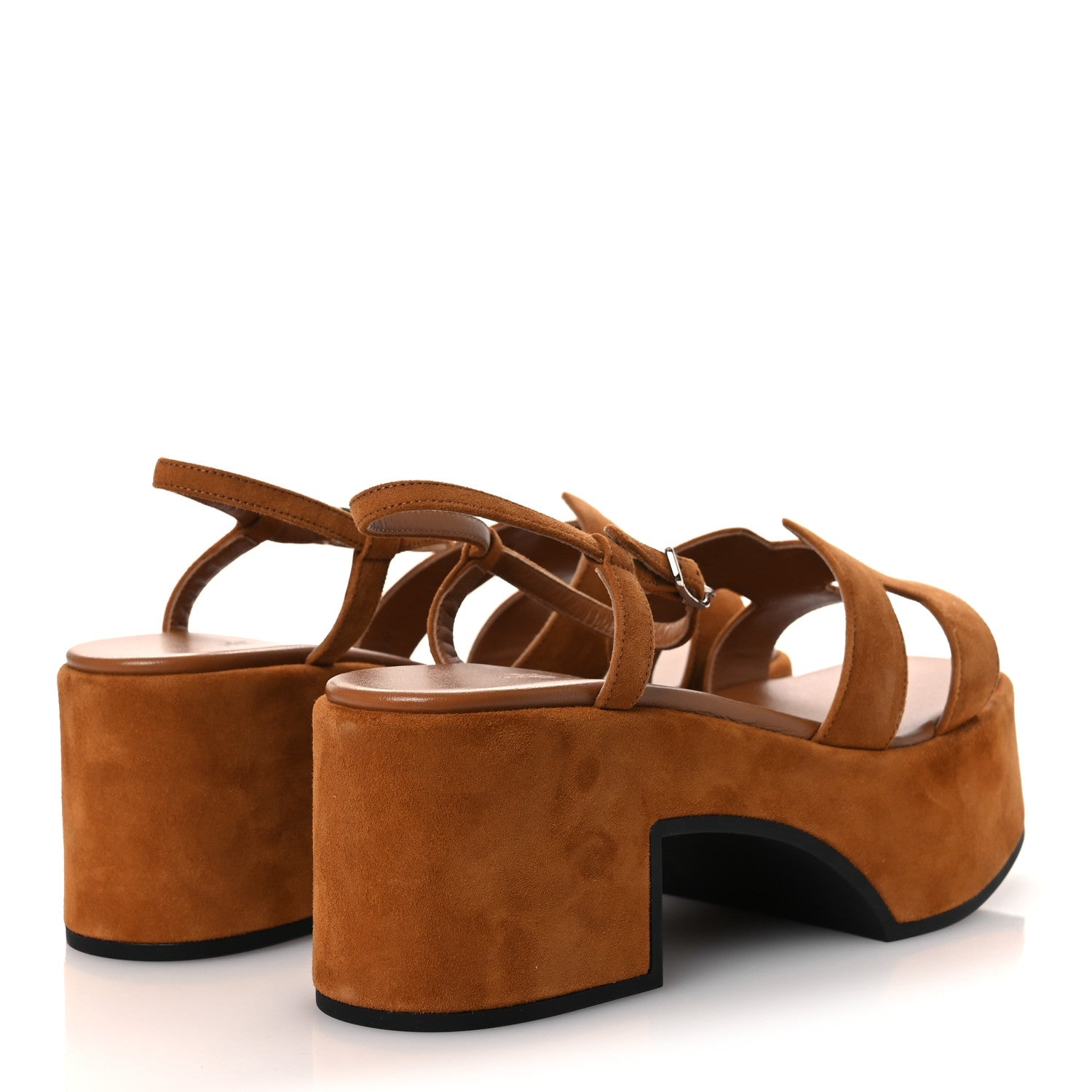 Hermes Suede Goatskin Jam 30 Sandals 40 Naturel 5 of 12