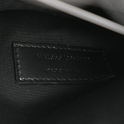 Saint Laurent Grain De Poudre Monogram Uptown Pouch Black 7 of 8