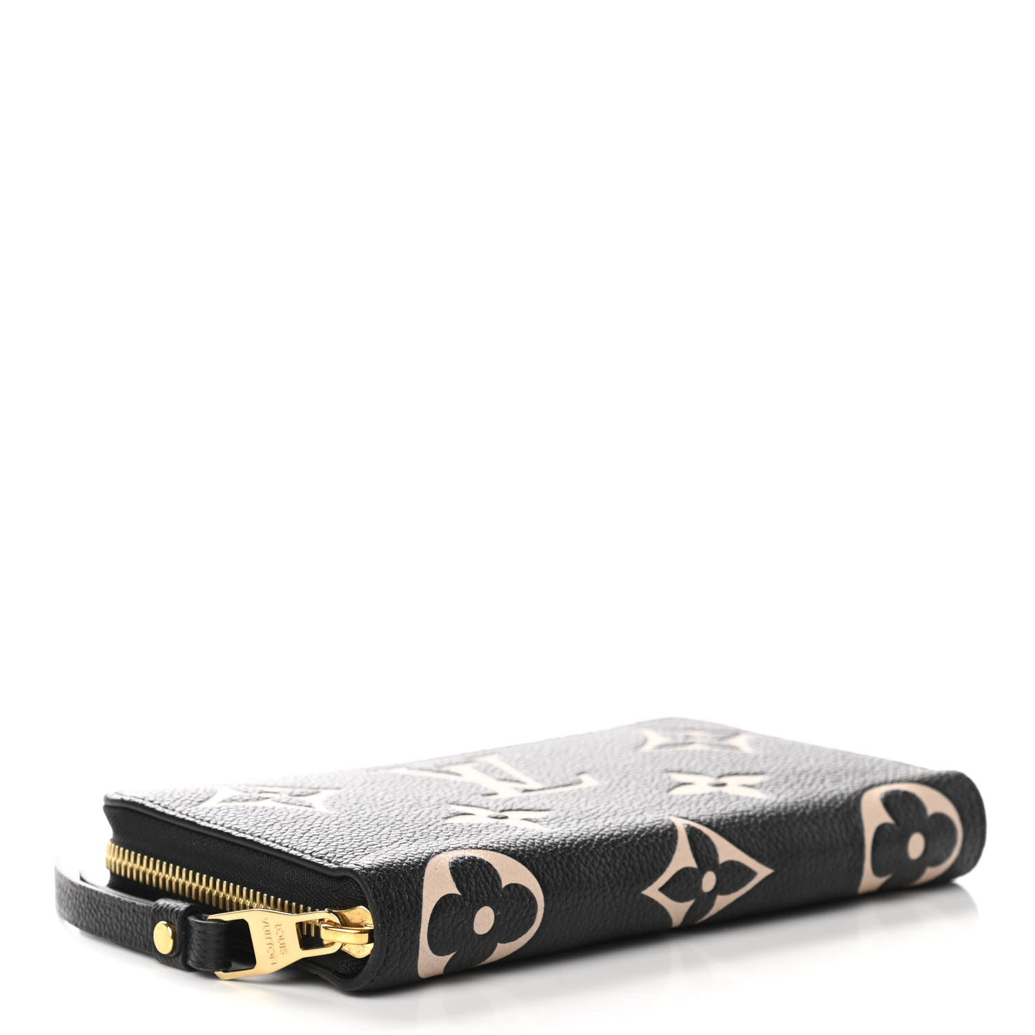Louis Vuitton Empreinte Monogram Giant Zippy Wallet Black Beige 4 of 7