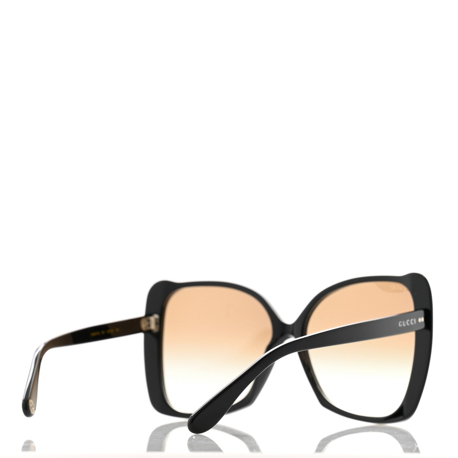 Gucci Acetate Oversize Square Frame GG0471S Sunglasses Black 4 of 8