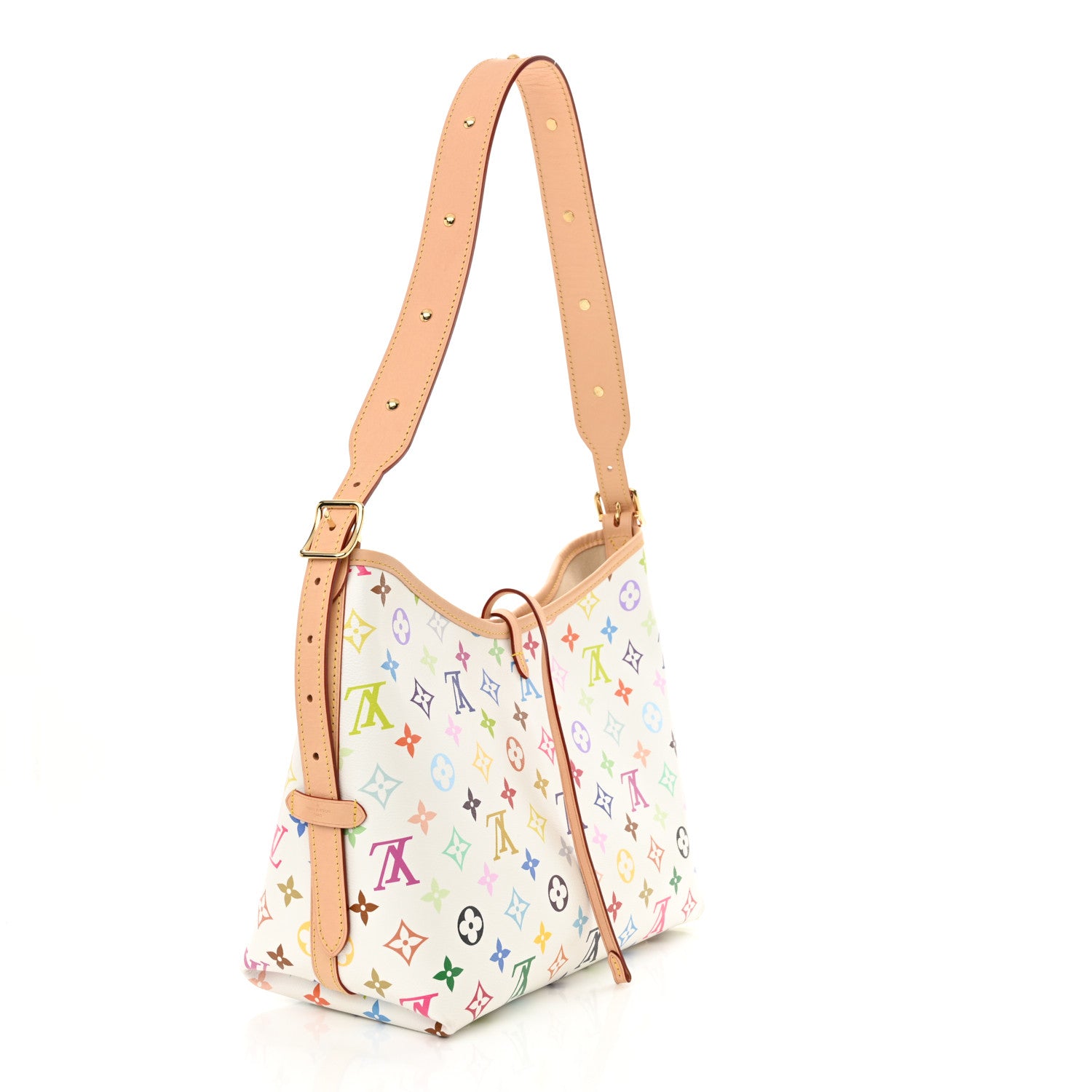 Louis Vuitton LV x TM Monogram Multicolor CarryAll PM White 3 of 13