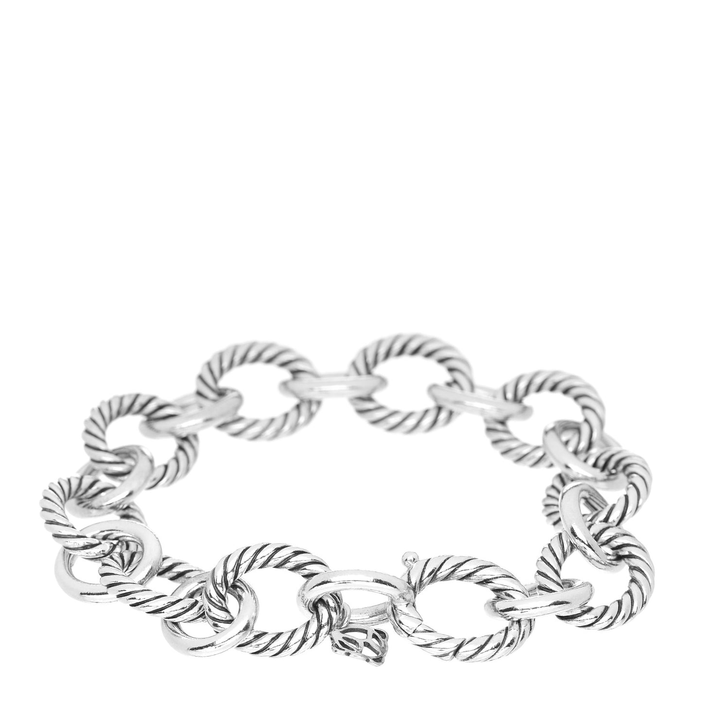 Sterling Silver 10mm Medium Oval Link Bracelet