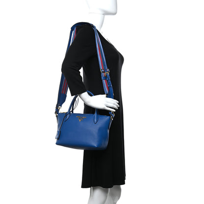 Prada Vitello Daino Tote Azzurro 2 of 11