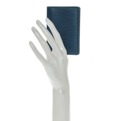 Louis Vuitton Epi Pocket Organizer Blue Celeste 2 of 8