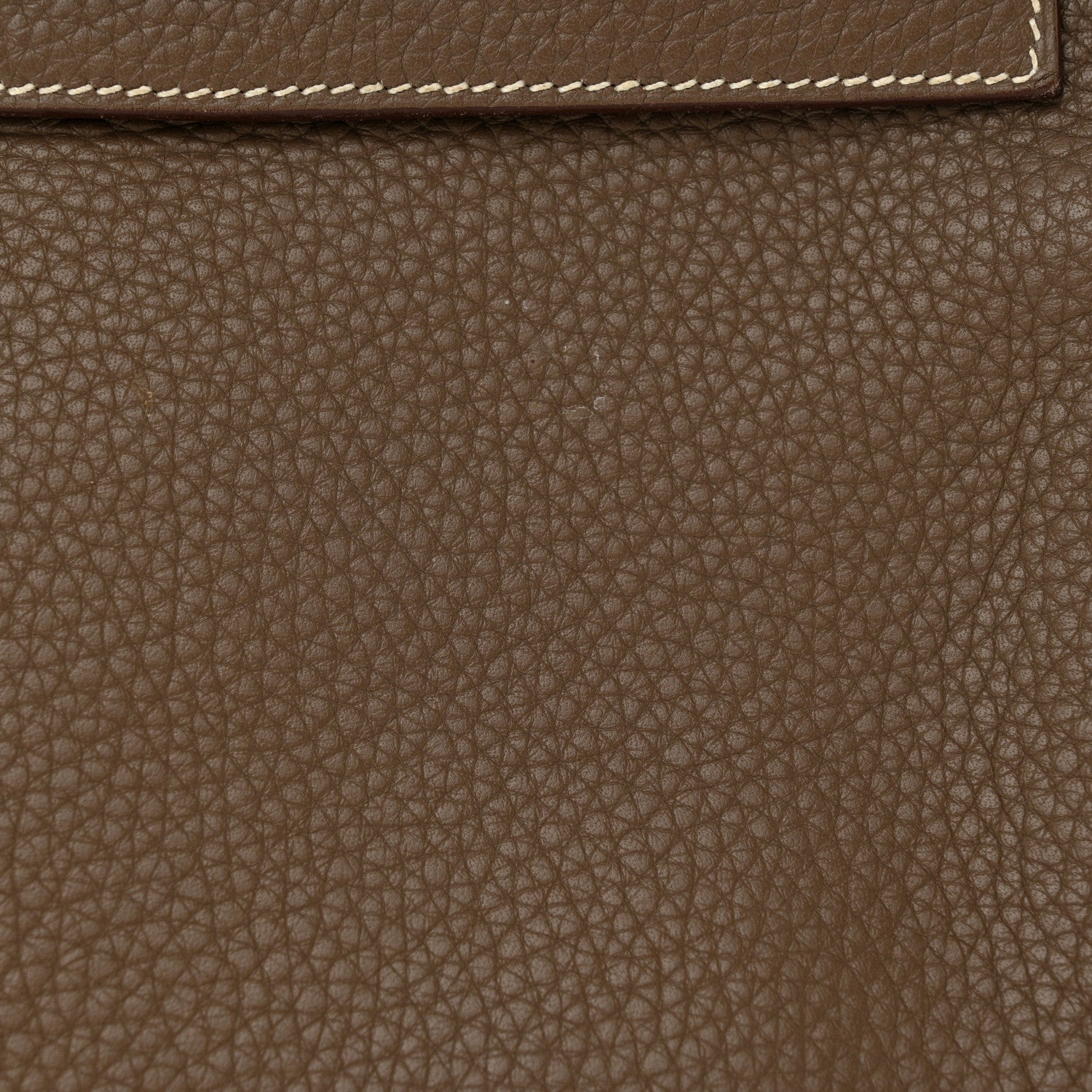 Hermes Taurillon Clemence Kelly Retourne 28 Etoupe 12 of 15