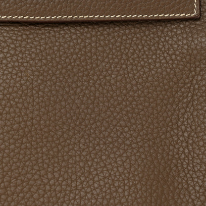 Hermes Taurillon Clemence Kelly Retourne 28 Etoupe 12 of 15