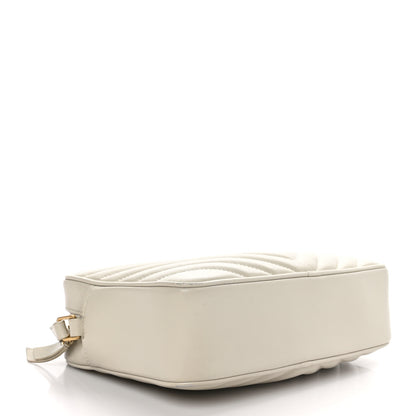 Saint Laurent SAINT LAURENT Calfskin Matelasse Monogram Lou Camera Bag Crema Soft 4 of 14