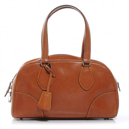 Prada Vitello England Bowling Bag Naturale 1 of 9