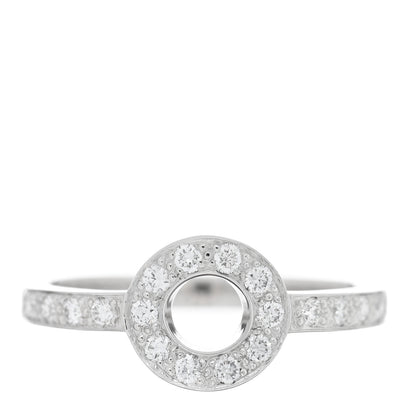 Tiffany Platinum Diamond Open Circle Ring 48 4.5 1 of 4