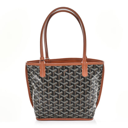 Goyard Goyardine Reversible Mini Anjou Black Gold 1 of 16