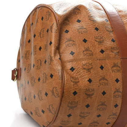 MCM Visetos Traveler Bag Cognac 5 of 10