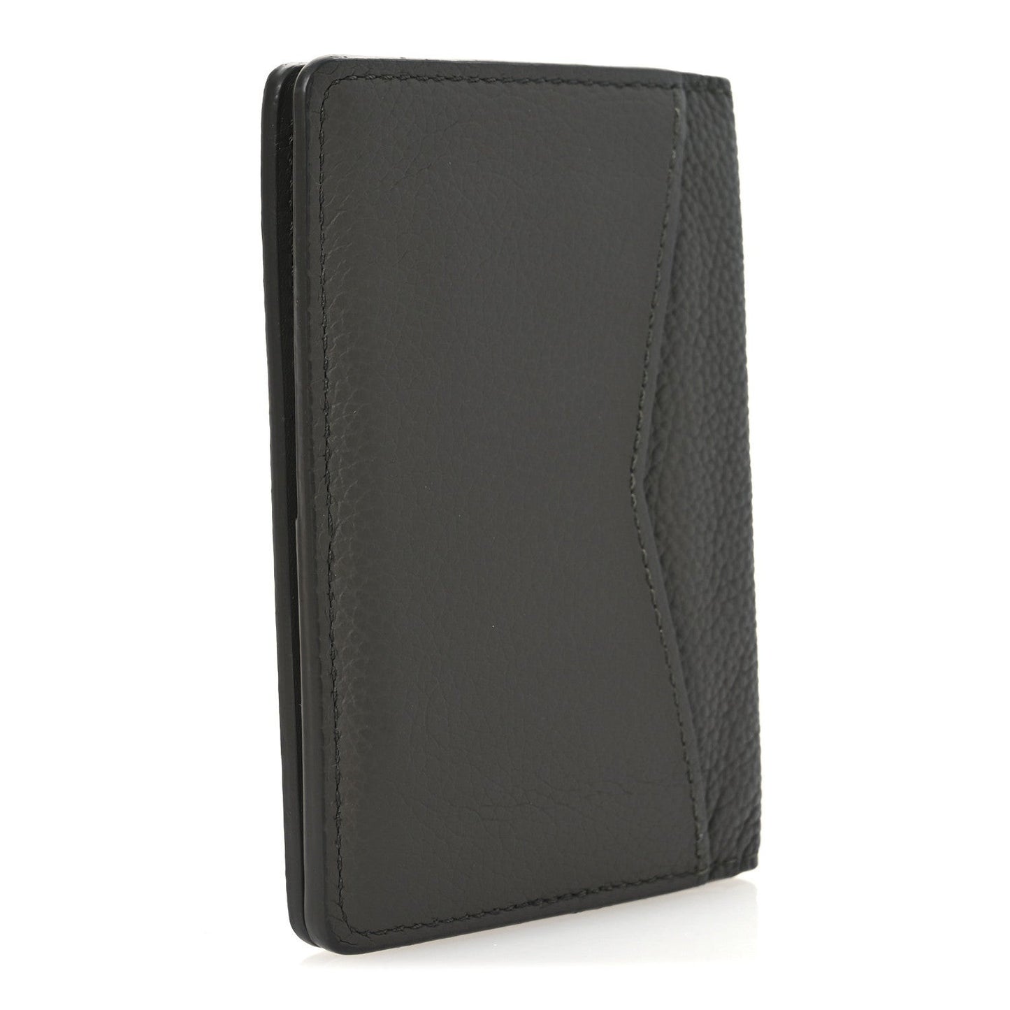 Grained Calfskin Aerogram Pocket Organizer Khaki