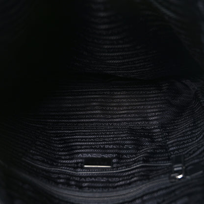 Prada Tessuto Nylon Saffiano Tote Black 5 of 9