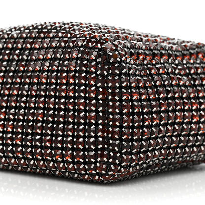 Alexander Wang Mesh Crystal Rhinestone Mini Heiress Pouch Cola 7 of 8