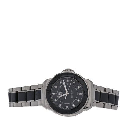 Tag Heuer Stainless Steel Ceramic Diamond 31mm Formula 1 Lady Quartz Watch Black WAH1314 Black 4 of 5
