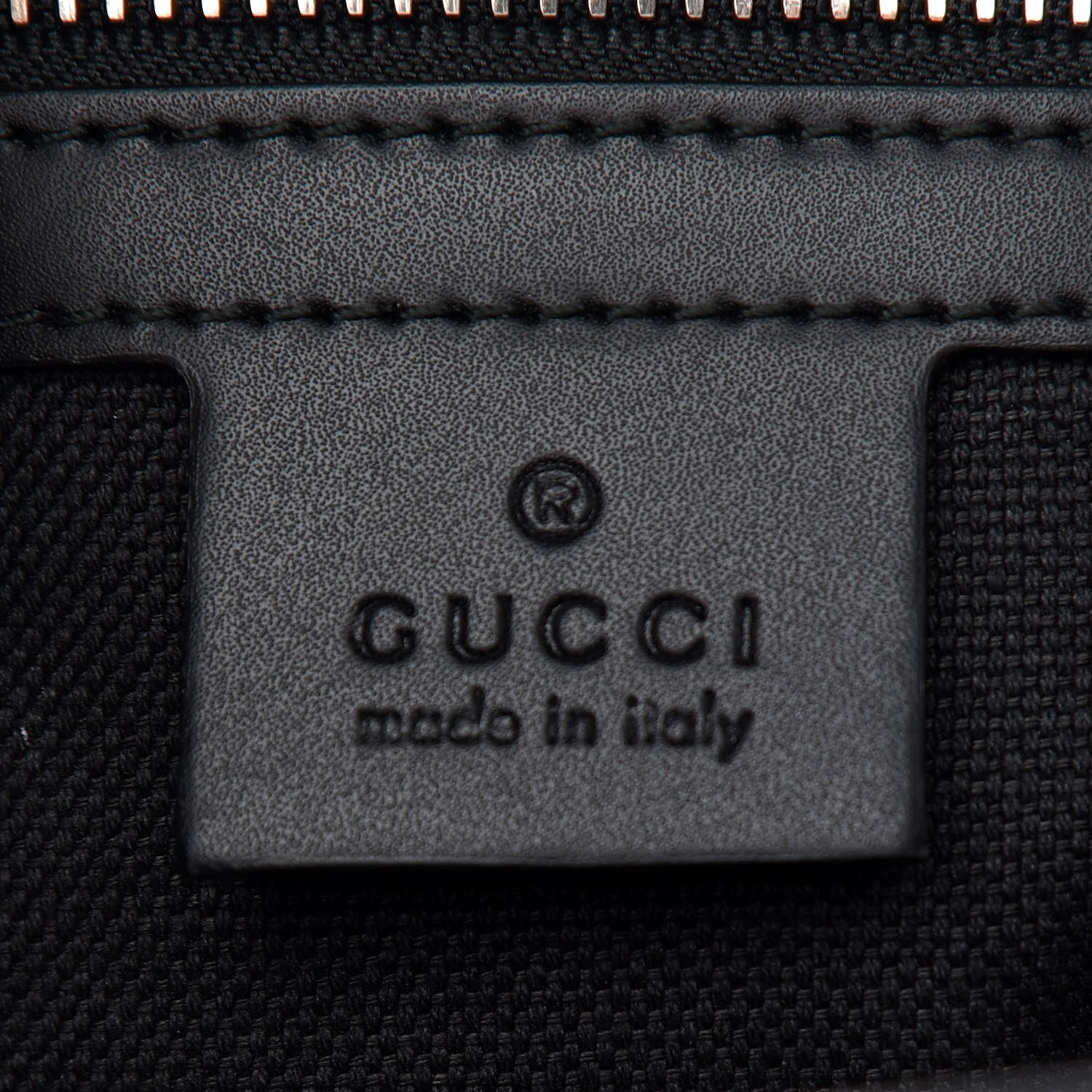 Gucci GG Supreme Monogram Web Tote Black Grey 6 of 14