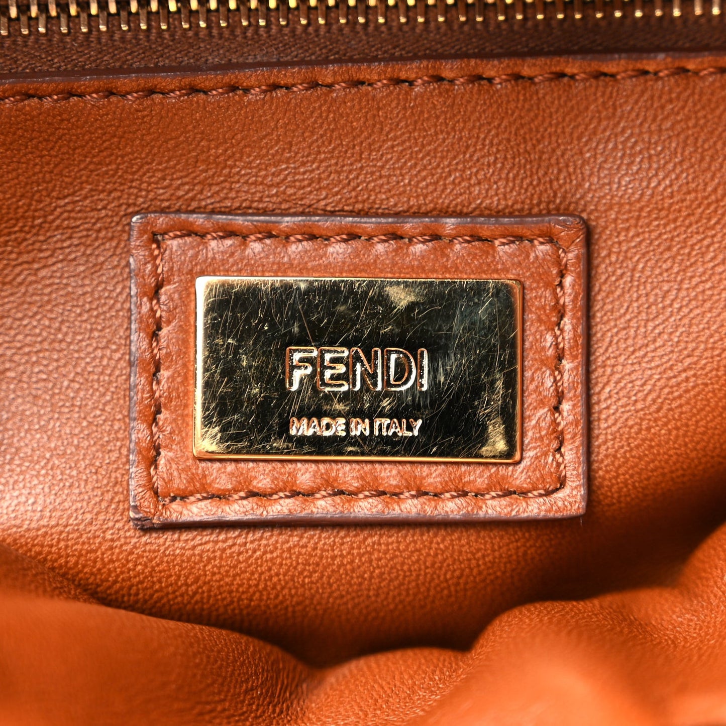 Nappa Mini Peekaboo Iconic Satchel Corteccia