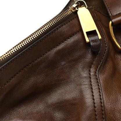 Saint Laurent Calfskin Medium Downtown Tote Brown 16 of 19