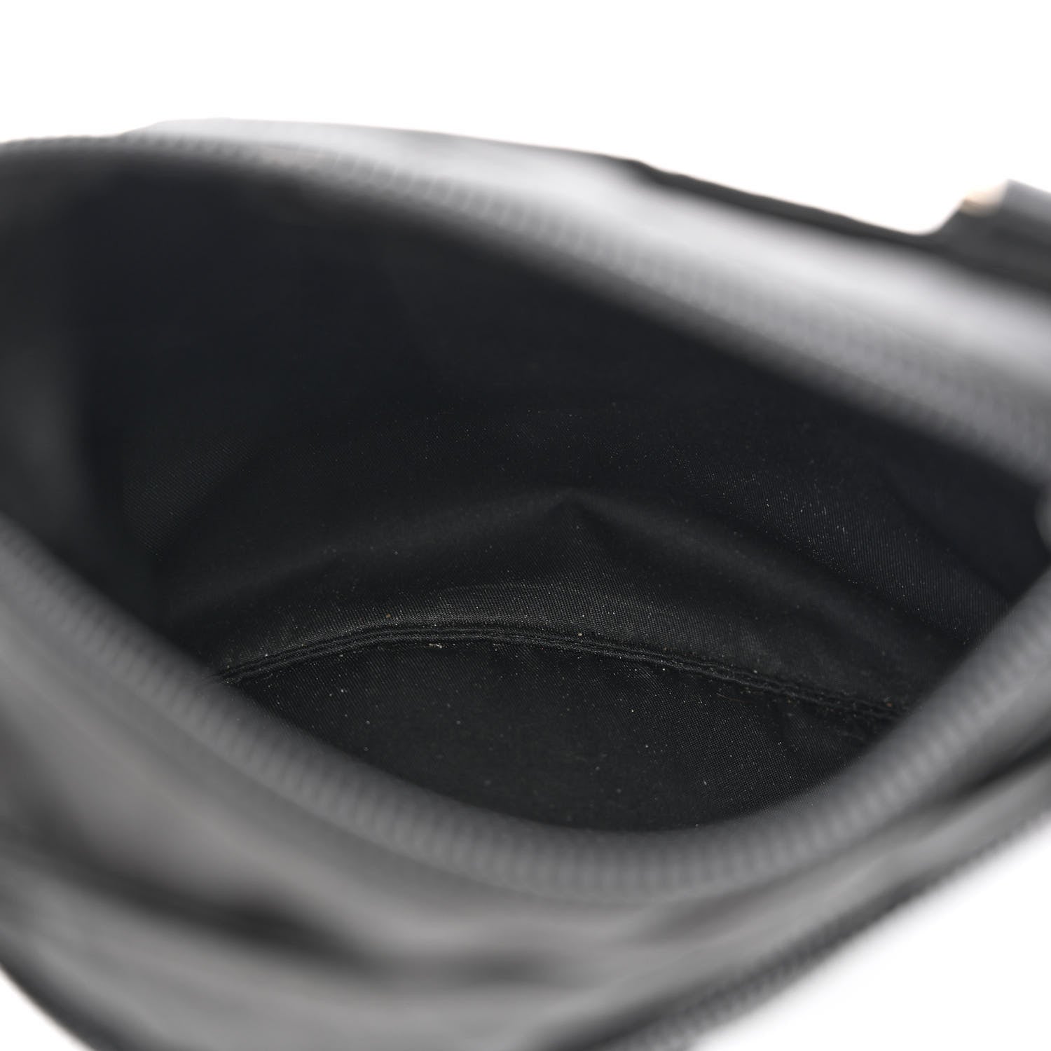 Prada Nylon Flat Messenger Bag Black 5 of 10