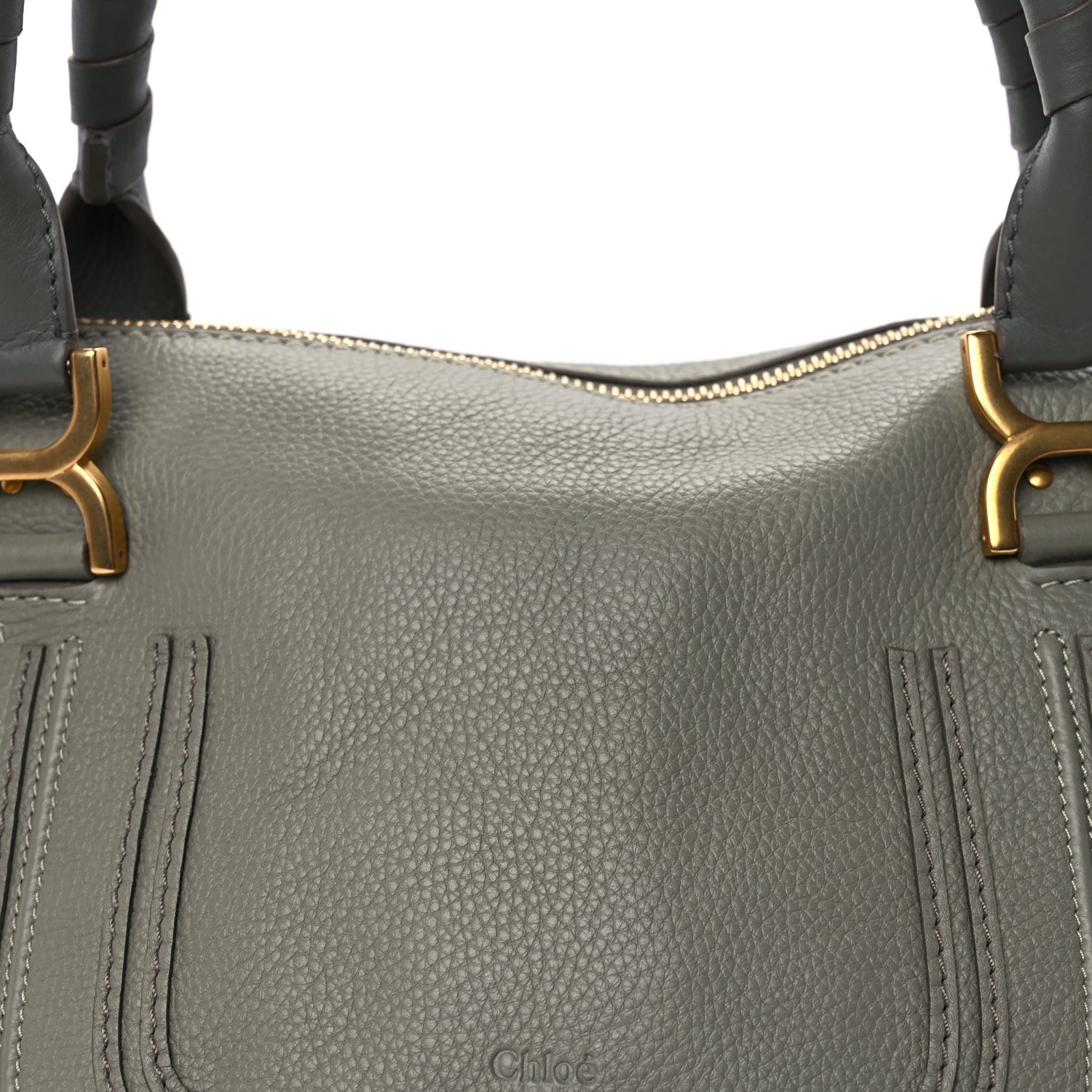 Chloe Calfskin Medium Marcie Satchel  Toscana Cypress 6 of 8