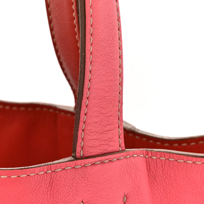 Hermes Veau Sikkim Swift Double Sens 28 Reversible Tote Peony Sanguine 25 of 26