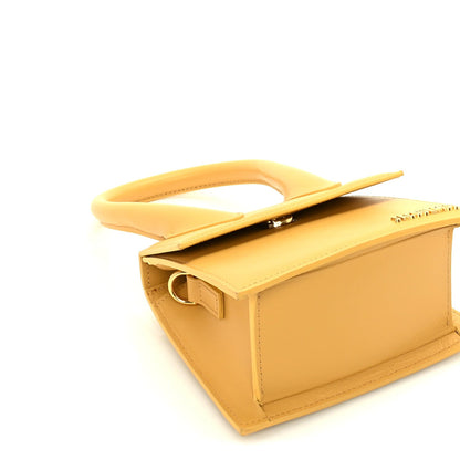 Jacquemus Smooth Calfskin Le Chiquito Moyen  Yellow 7 of 8