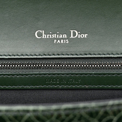 Christian Dior Ceramic Effect Deerskin Large Diorama Flap Bag Malachite Green 7 of 13