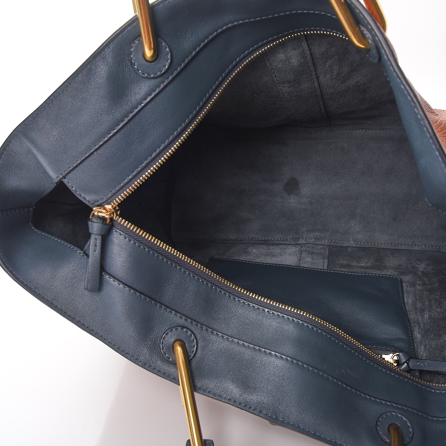 Chloe Grained Lambskin Keri Tote Caramel 5 of 14