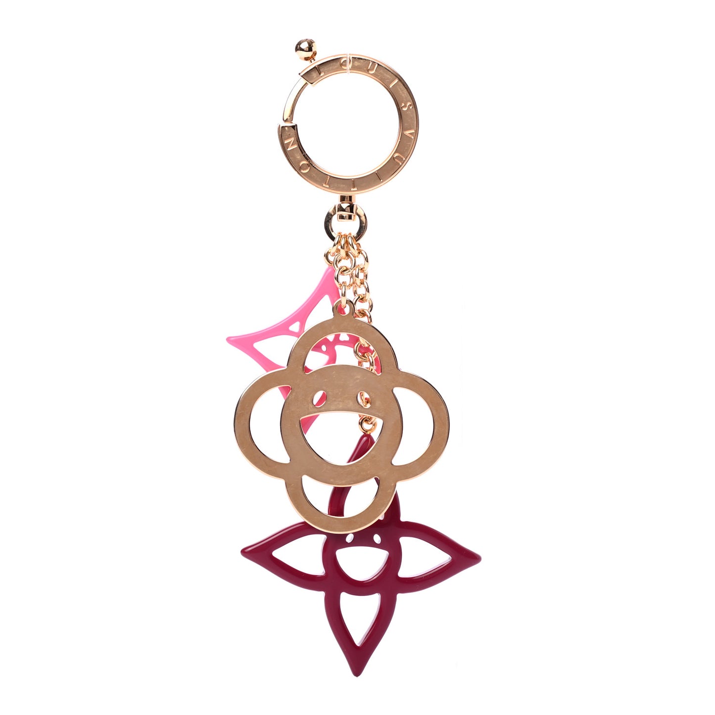 Cosmic Blossom Bag Charm Rose