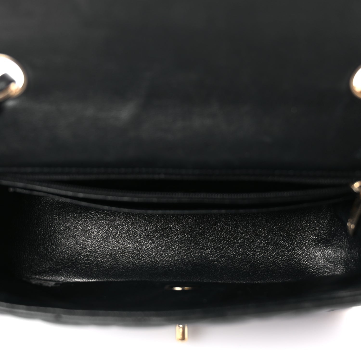 Chanel Lambskin Quilted Mini Rectangular Flap Black 4 of 10