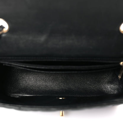 Chanel Lambskin Quilted Mini Rectangular Flap Black 4 of 10