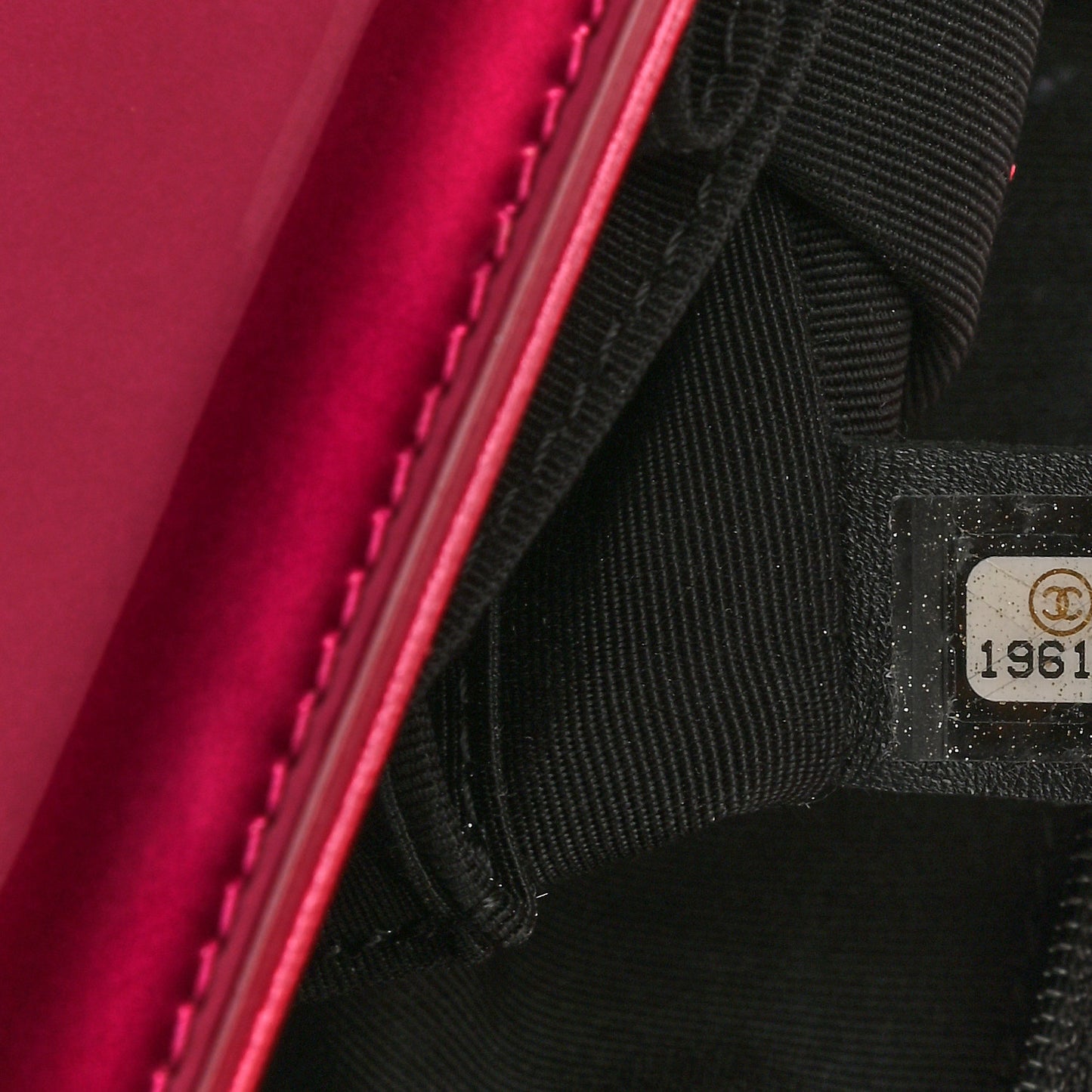 Metallic Patent Quilted New Medium Boy Flap Fuchsia