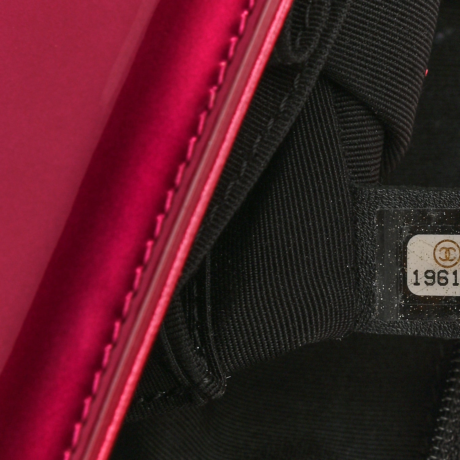 Chanel Metallic Patent Quilted New Medium Boy Flap Fuchsia 7 of 13