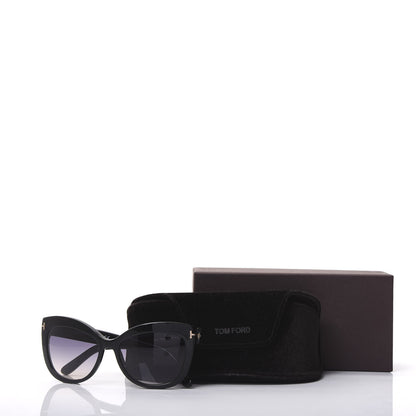 Tom Ford Acetate Alistair Cat Eye Sunglasses TF524 Black 8 of 8
