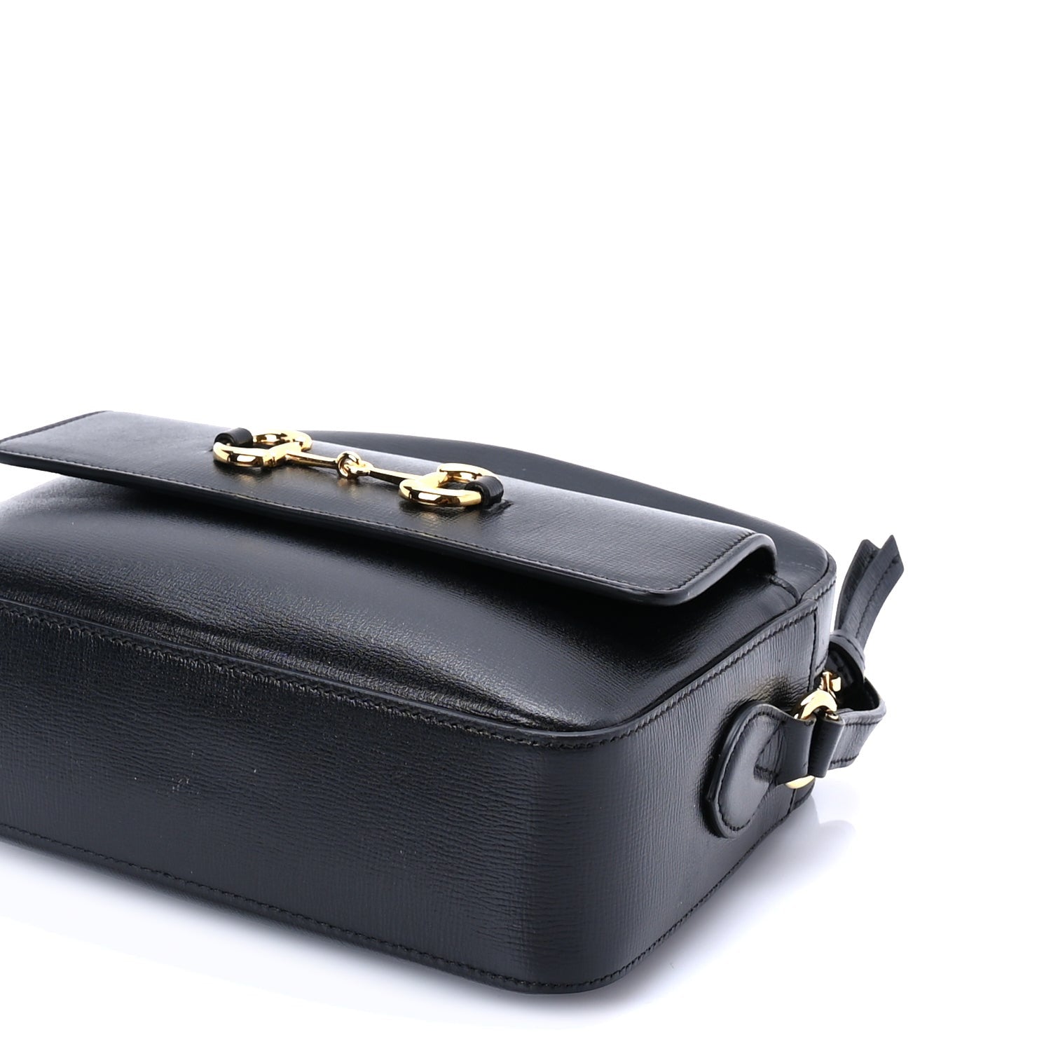 Gucci Azalea Calfskin Small Horsebit 1955 Shoulder Bag  Black 4 of 8