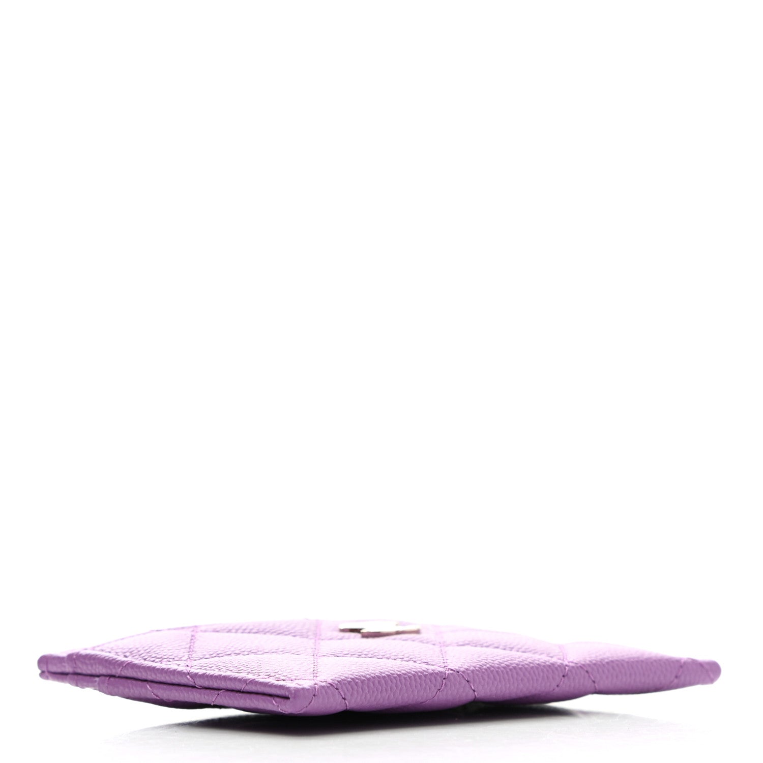 Chanel Caviar Quilted Card Holder Purple 4 of 9