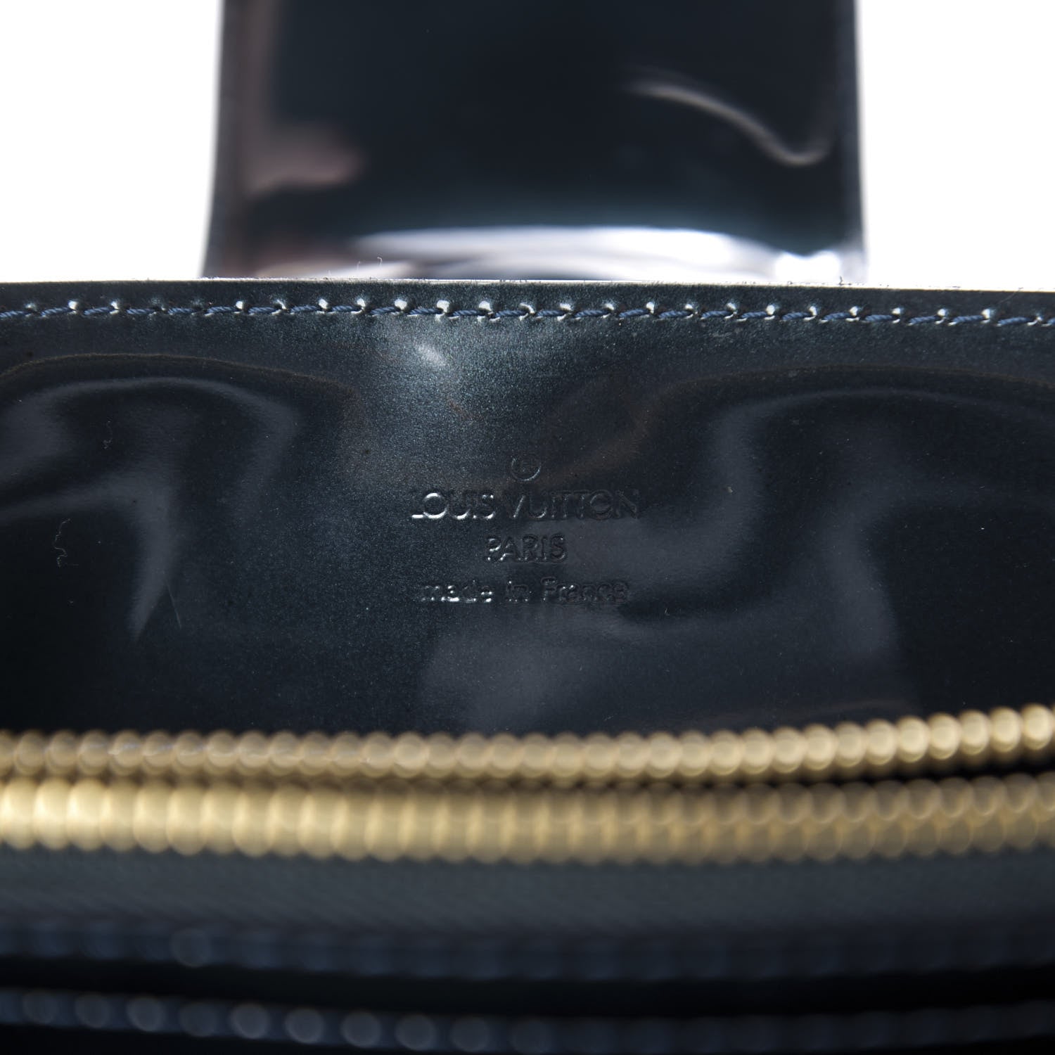 Louis Vuitton Vernis Melrose Avenue Blue Nuit 6 of 9