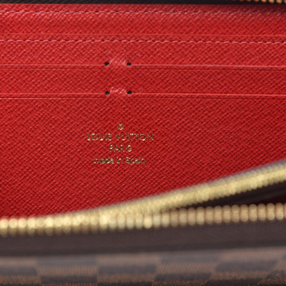 Louis Vuitton Damier Ebene Clemence Wallet Cherry 6 of 9