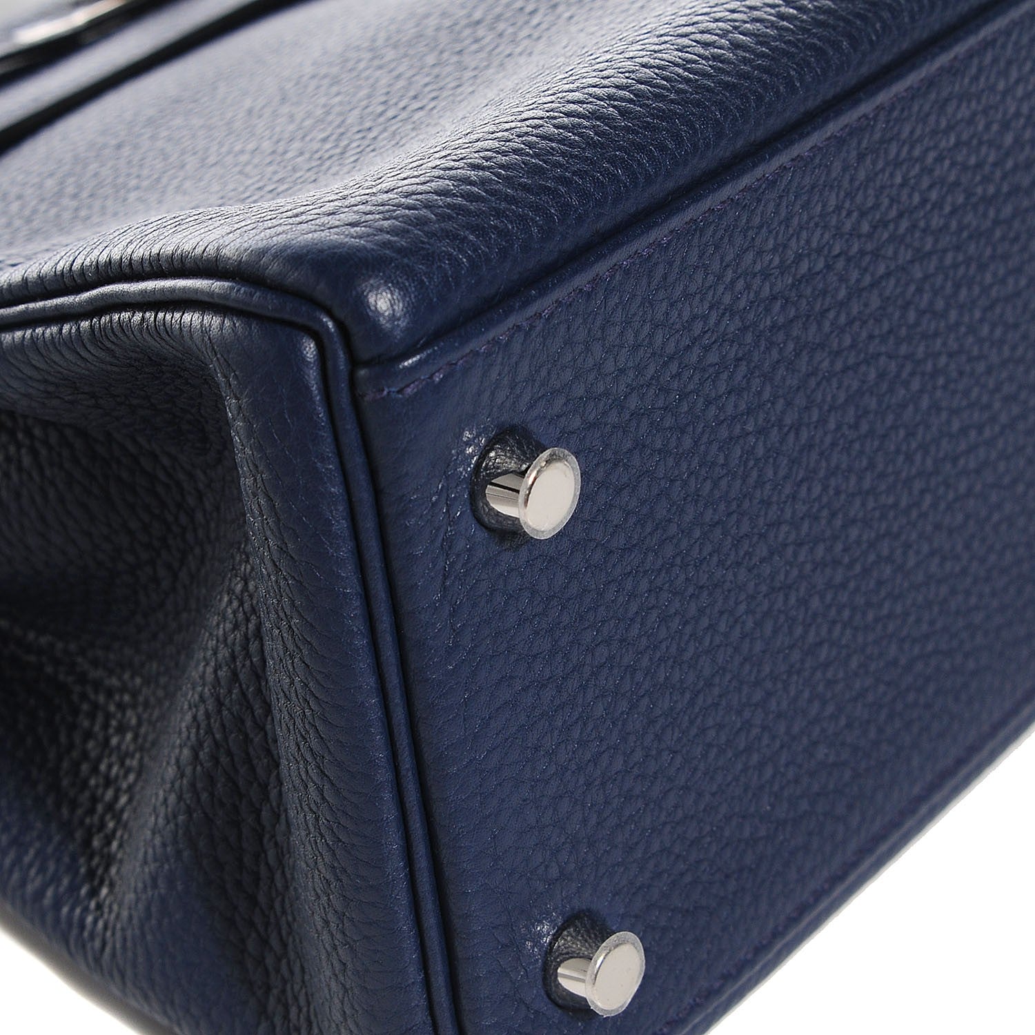 Hermes Togo Kelly Retourne 32 Bleu Saphir 6 of 23
