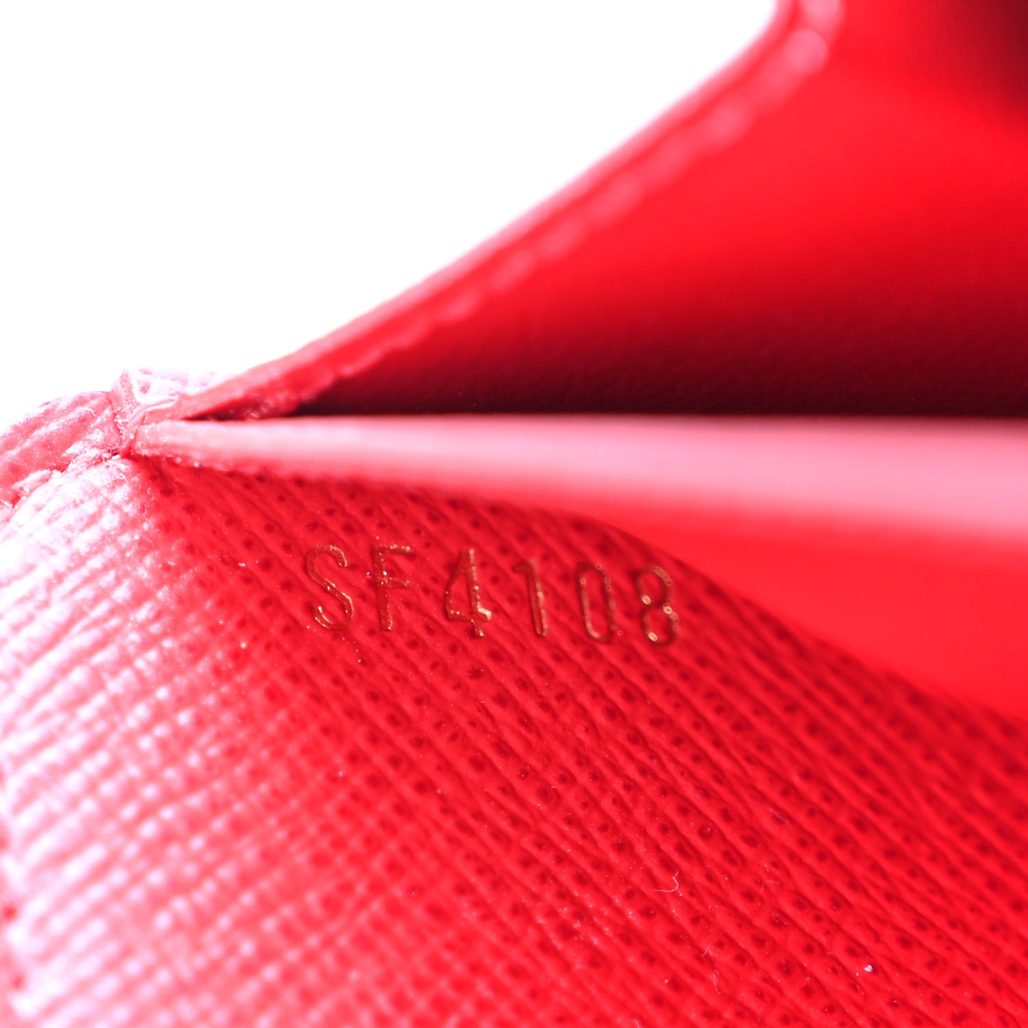 Damier Ebene Clemence Wallet Cherry