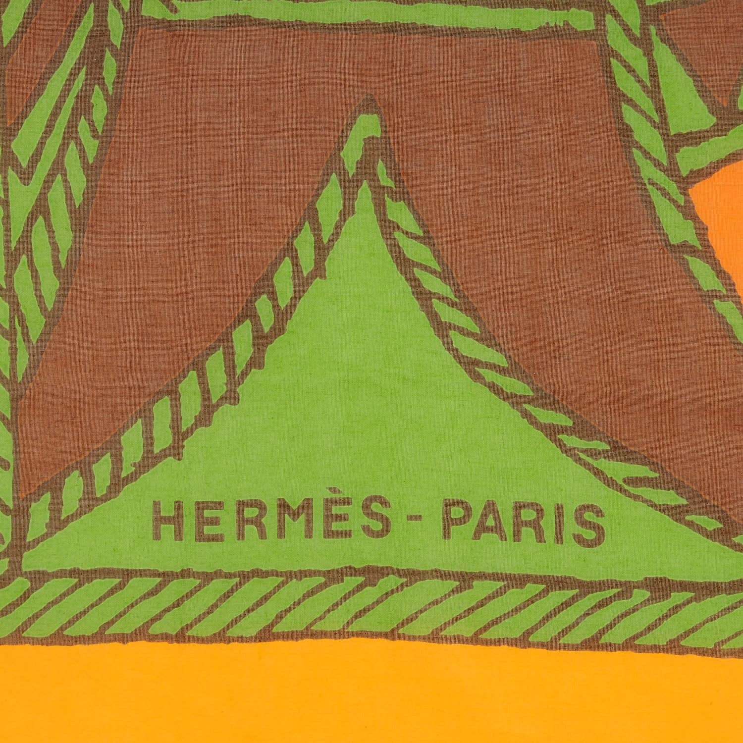 Hermes Printed Cotton Beach Pareo 3 of 5