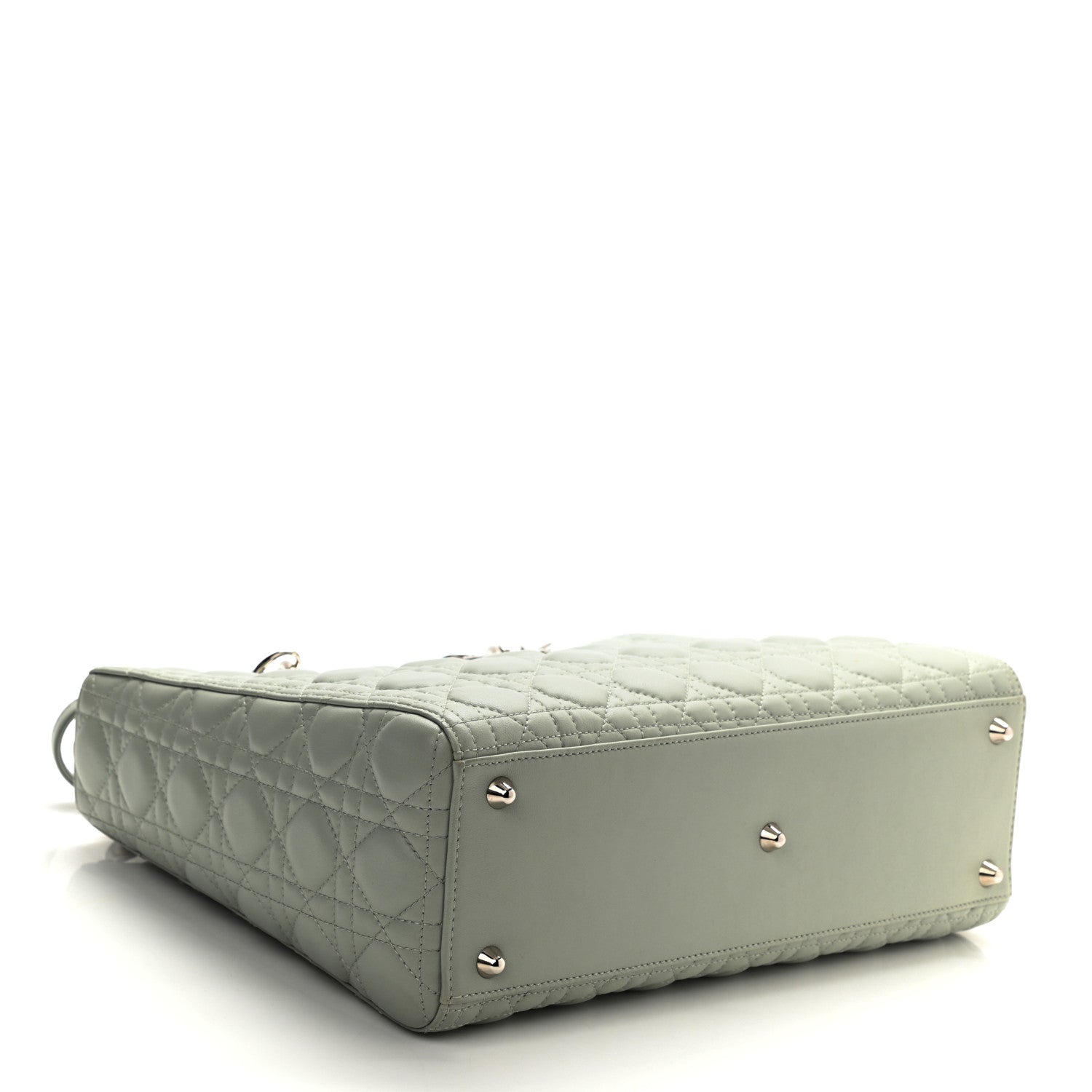 Christian Dior Lambskin Cannage Large Lady Dior Light Green 4 of 8