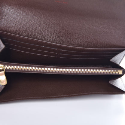 Louis Vuitton Damier Ebene Sarah Wallet 5 of 9