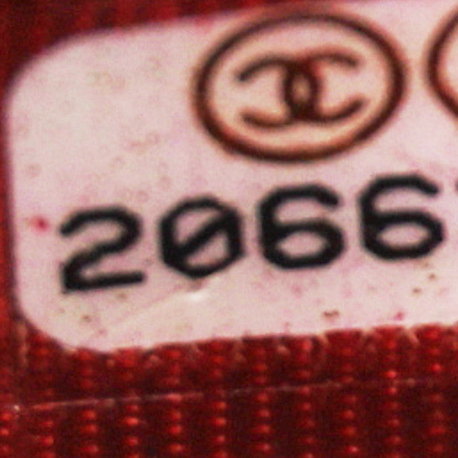 Chanel Lambskin Quilted Wallet On Chain WOC Red 20 of 28