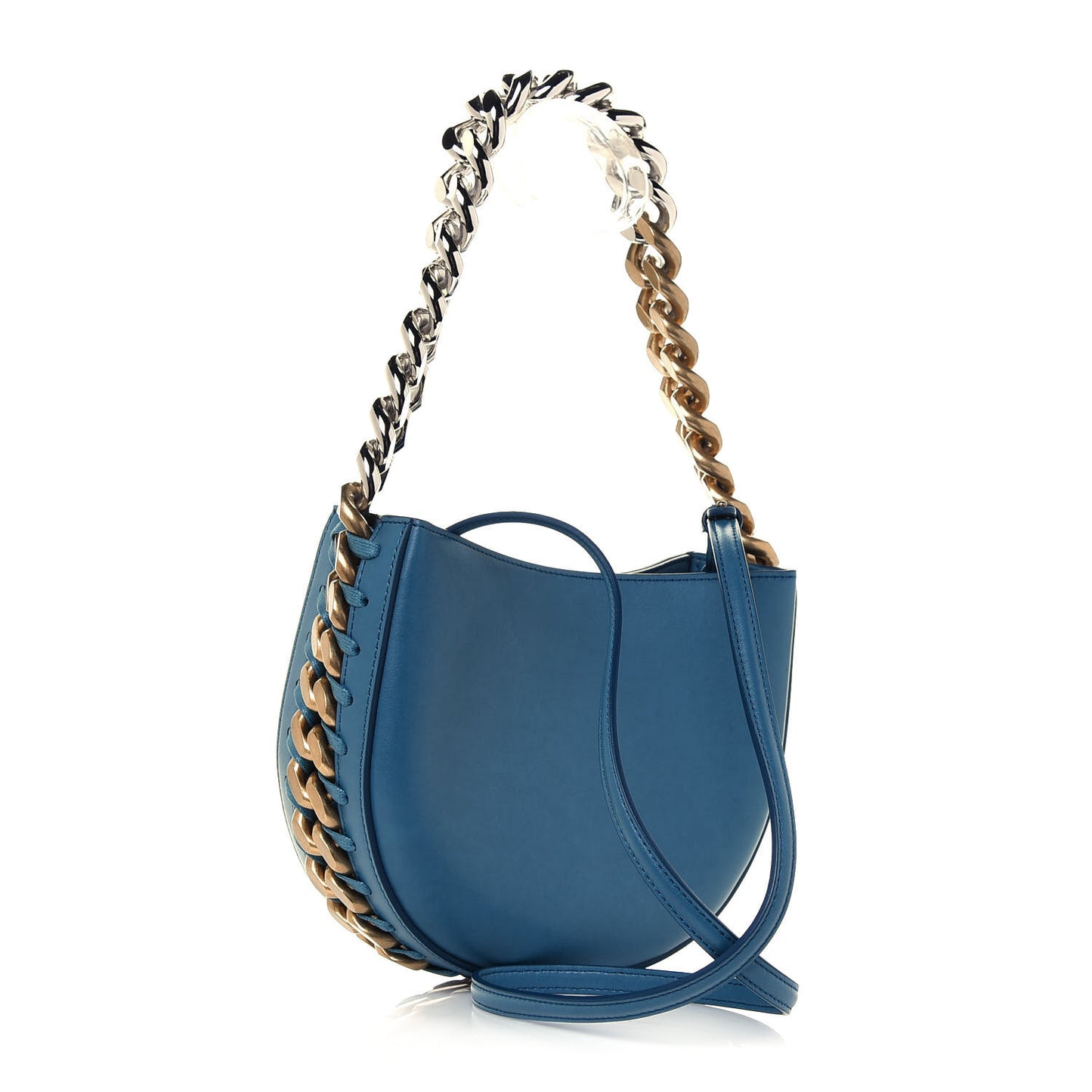 Eco Alter Nappa Medium Frayme Shoulder Bag Teal