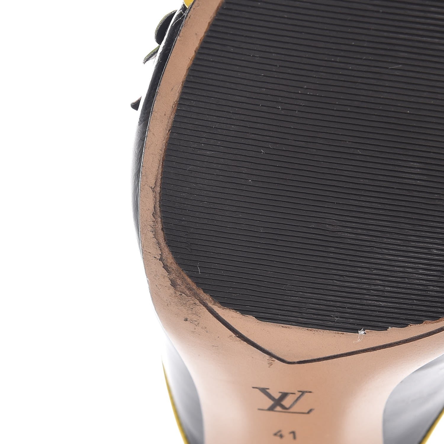 Louis Vuitton Glazed Calfskin Open Toe Mule Sandals 41 Black 15 of 15